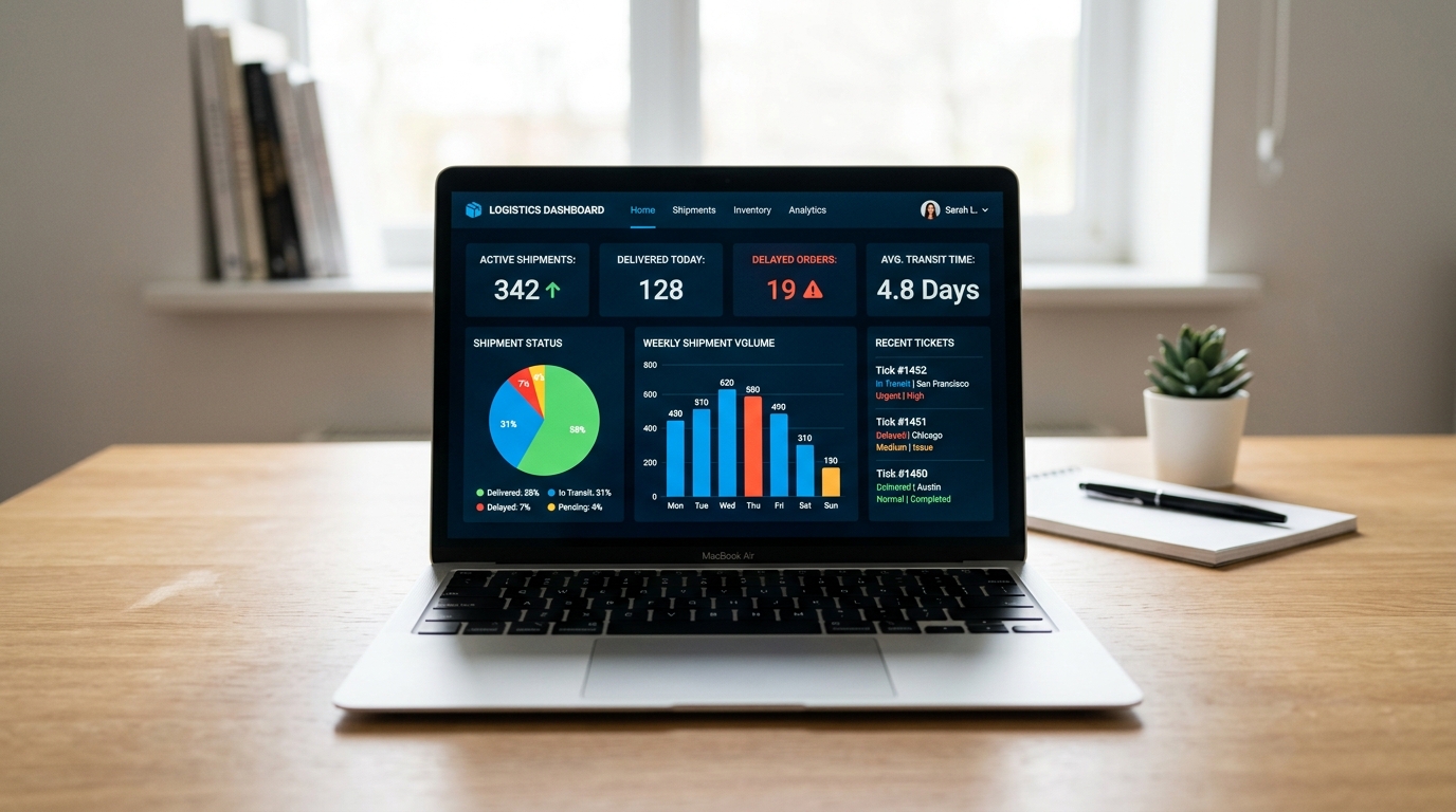 OneHup dashboard met retouroverzicht